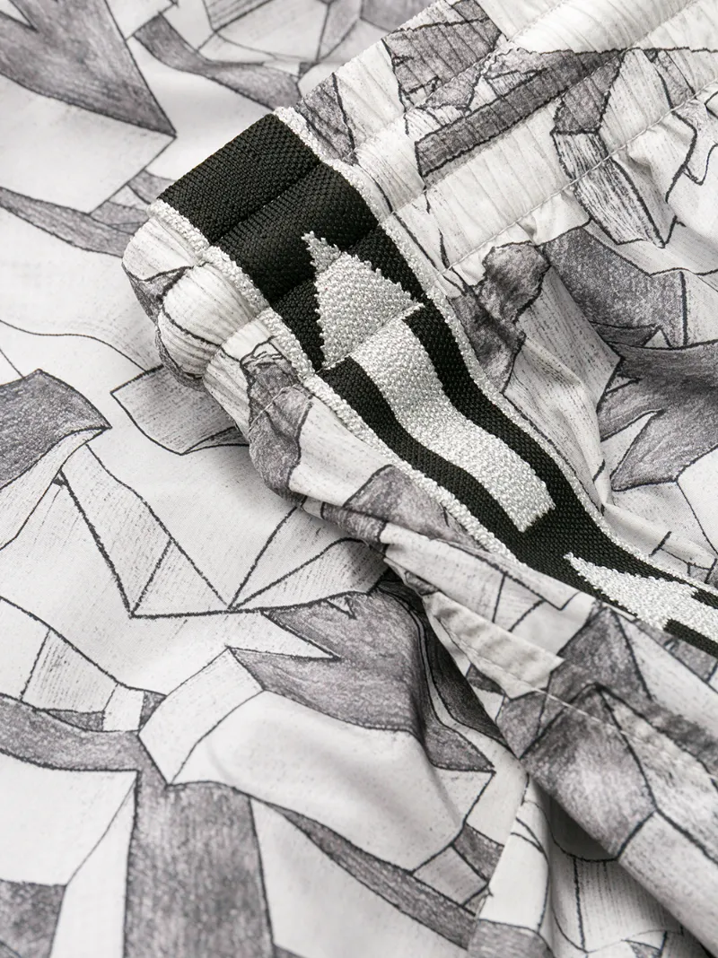 Off-white Multicolor Arrows Pattern Track Pants In Grey