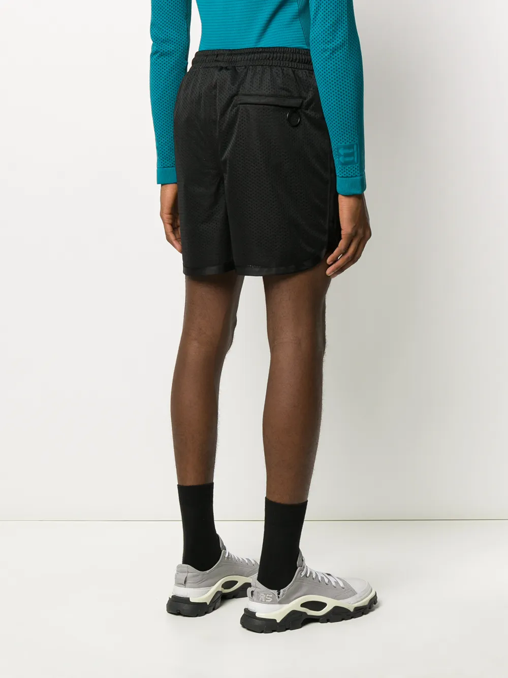 Off-White Shorts met logo Zwart
