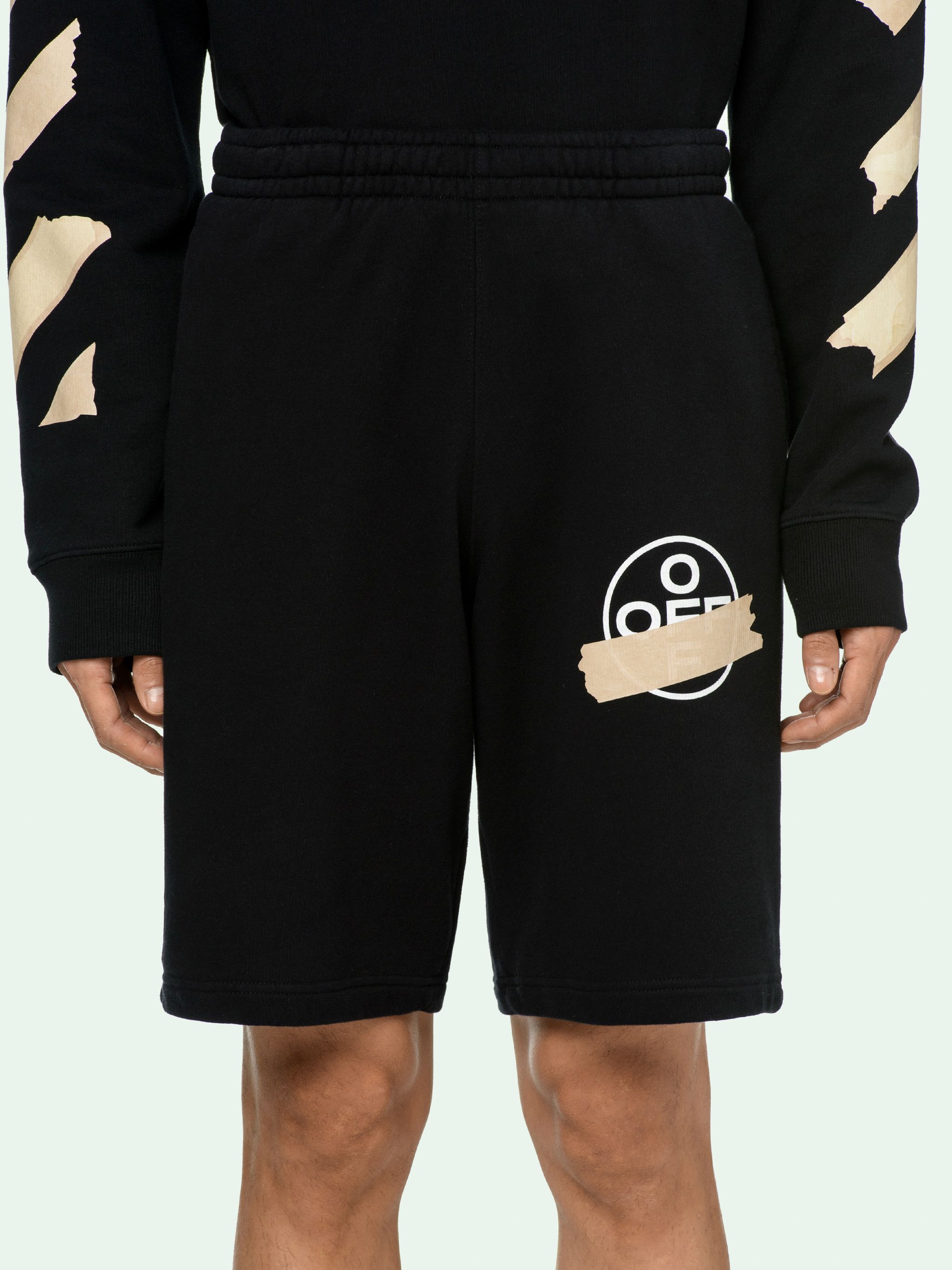 off white tape arrows shorts