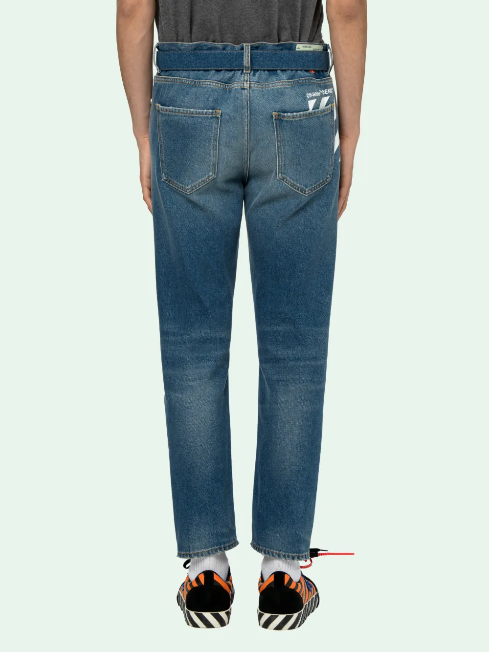 SLIM LOW CROTCH JEANS OffWhite™ Official Site