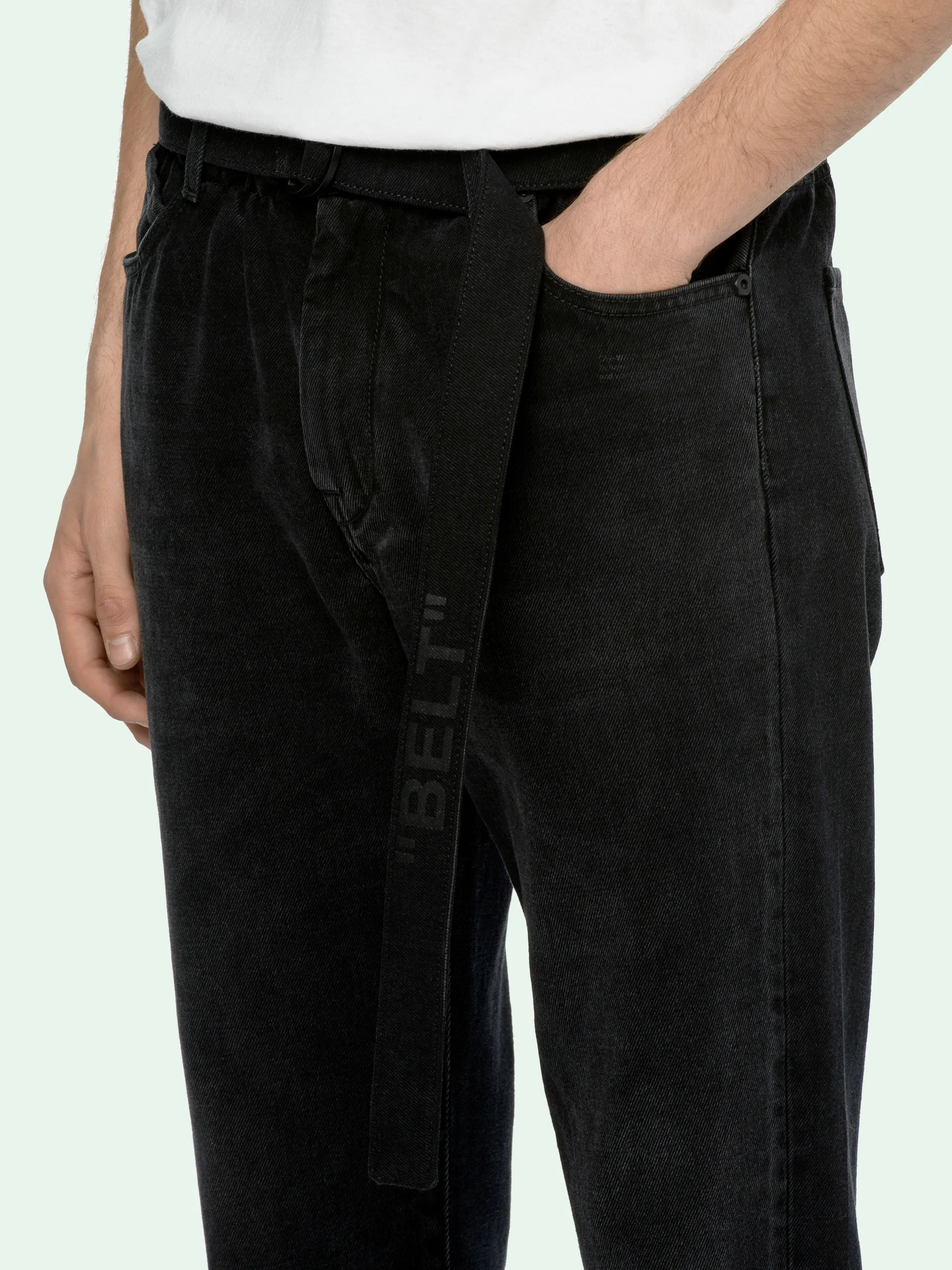 SLIM LOW CROTCH JEANS OffWhite™ Official Site