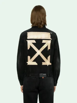 BLACK DENIM JACKET in black | Off-White™ Official CX