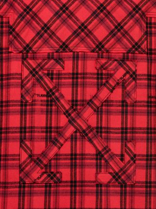 FLANNEL CHECK SHIRT in red | Off-White™ Official MO