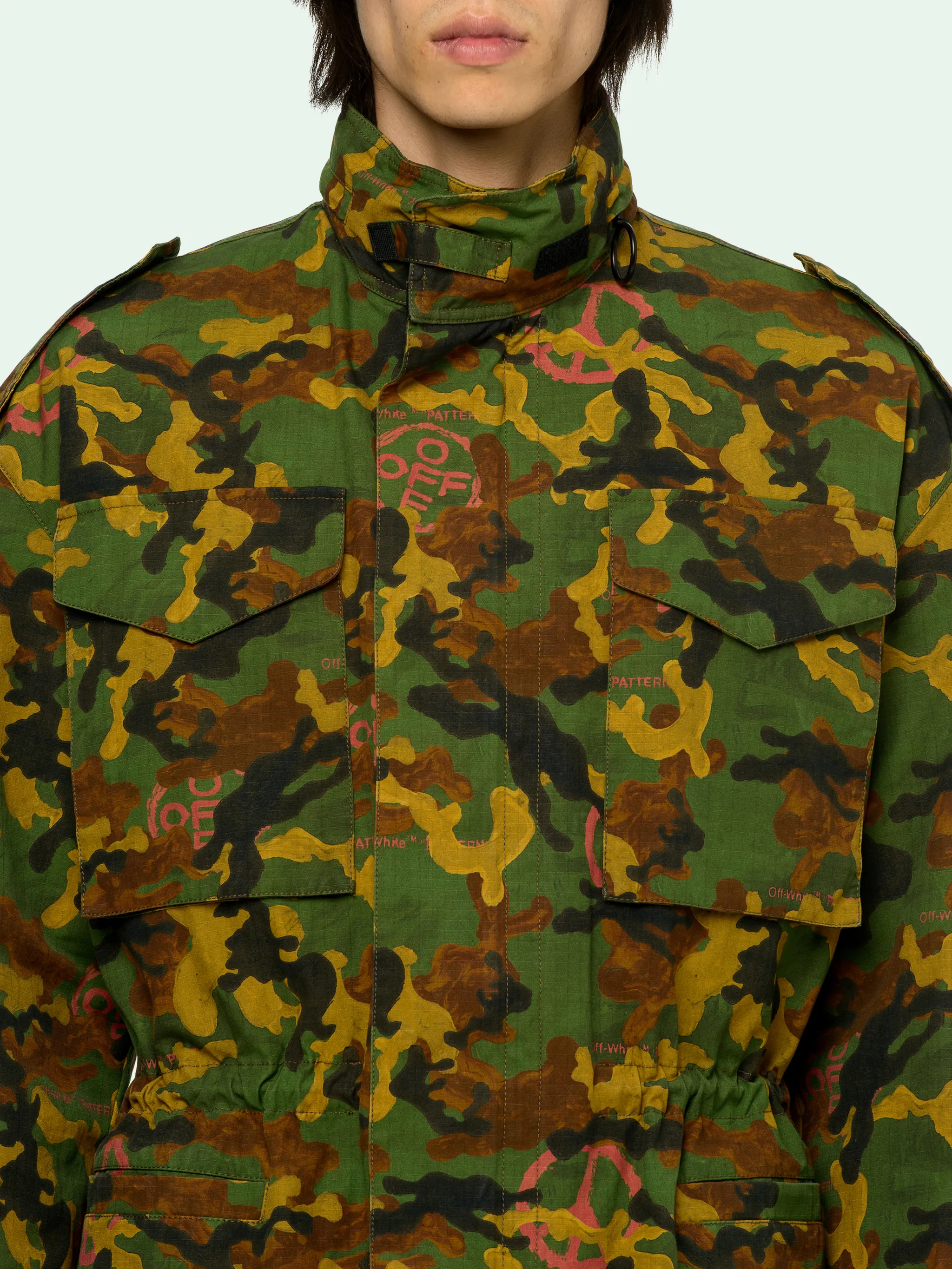 CAMOUFLAGE FIELD JACKET OffWhite™ Official Site