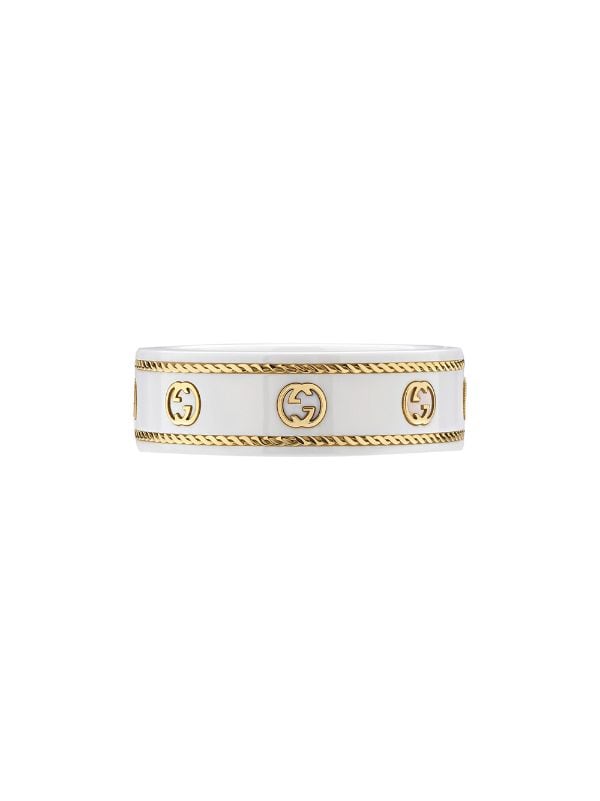 Shop White Gold Gucci Monogrammed Ring With Express Delivery Worldarchitecturefestival