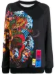 Image 1 of Balmain tiger and dragon print sweatshirt