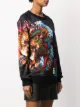 Balmain tiger and dragon print sweatshirt