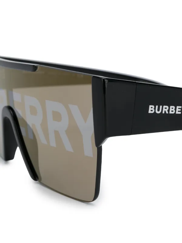 Burberry Eyewear Logo Lense Sunglasses - Farfetch