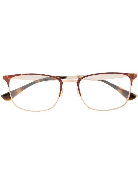 Ray-Ban 6421 half rim clubmaster glasses