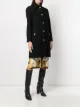 Versace Medusa button single-breasted coat