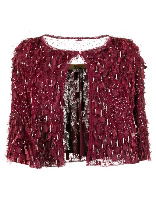 embellished cropped jacket