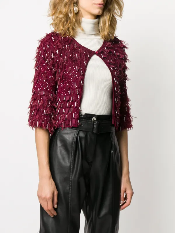 embellished cropped jacket