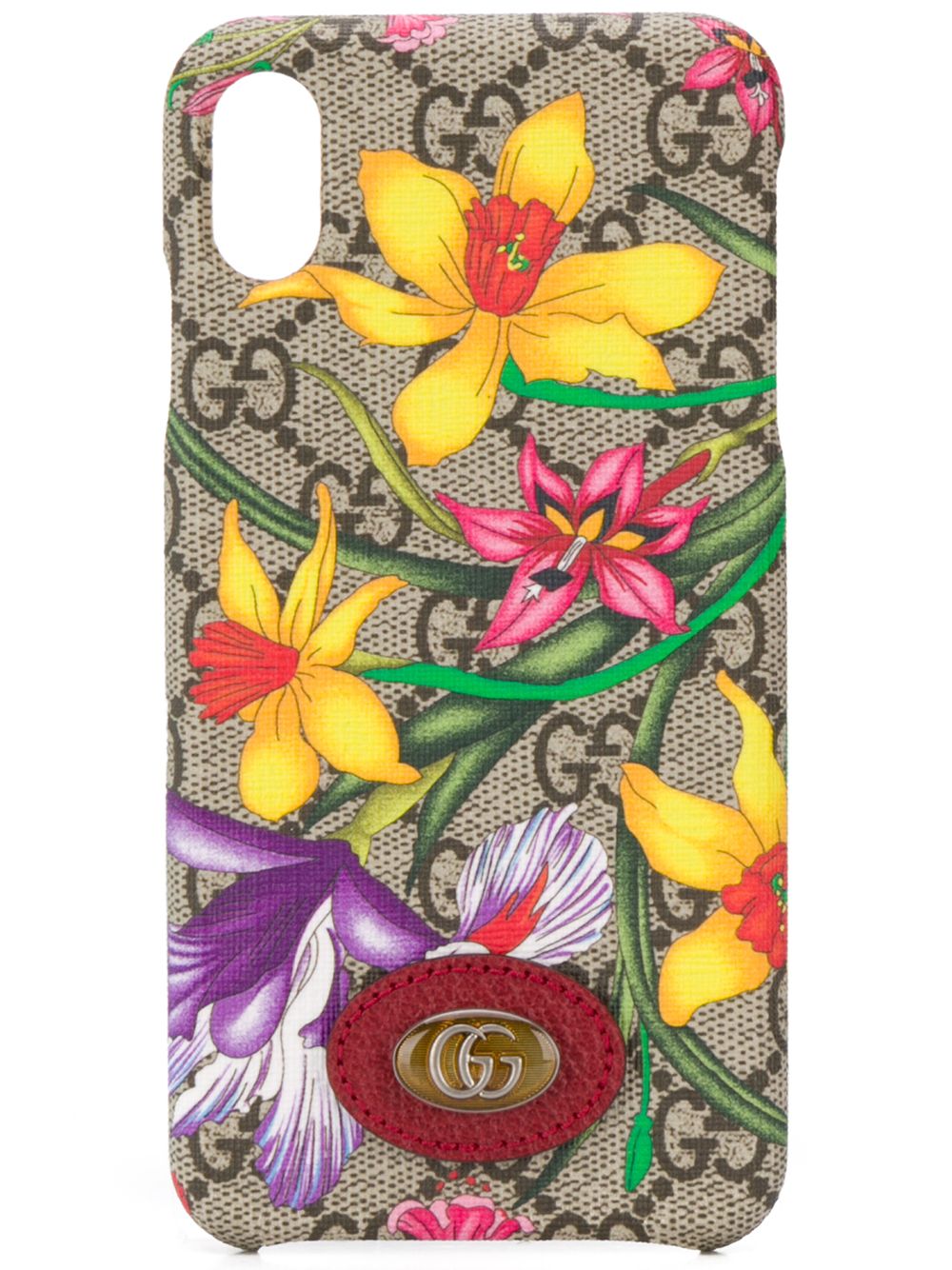 фото Gucci чехол Ophidia для iPhone X с логотипом GG