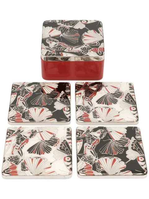Shanghai Tang Gingko coasters (set of 4)