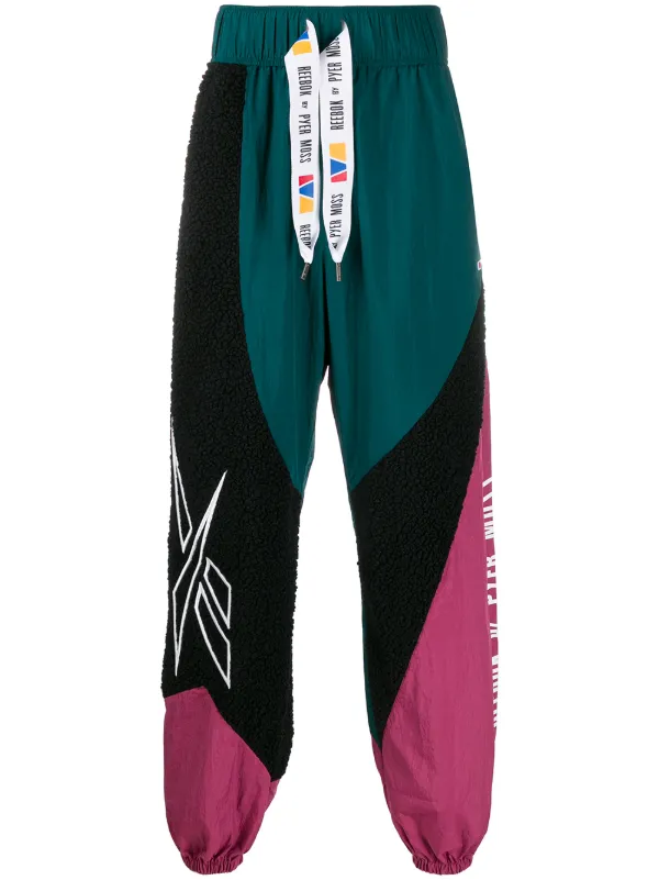 reebok polyester track pants