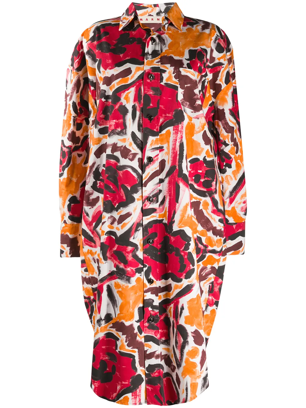 Marni Hemdjacke Mit Blumen-Print oJ609 IGVYU Marni Hemdjacke Mit Blumen-Print oJ609 IGVYU