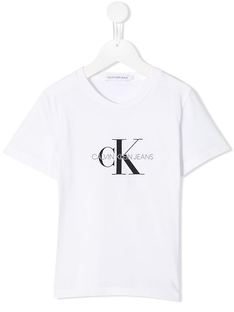 Calvin Klein Kids logo print T-shirt