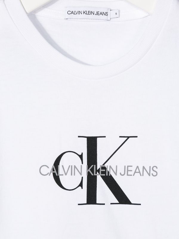 invadir predicción reserva Calvin Klein Kids Logo Print T-shirt - Farfetch