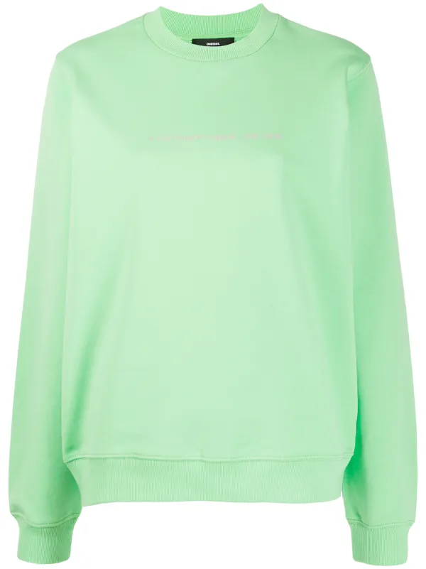 diesel green sweatshirt