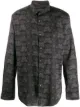 الصورة 1 من John Varvatos قميص بأكمام طويلة وطبعة زهور