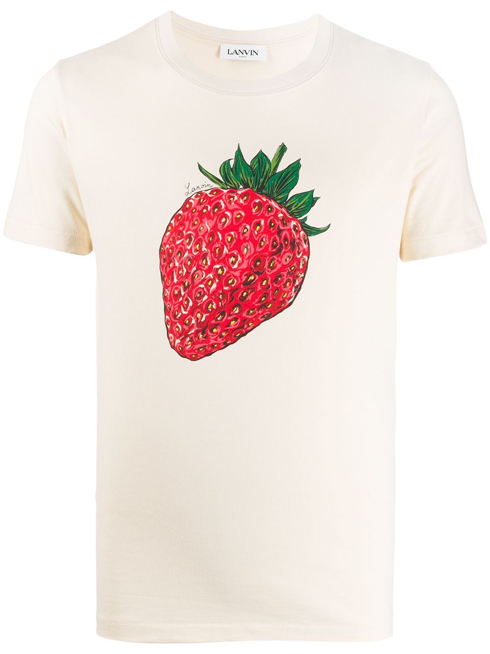 LANVIN STRAWBERRY PRINT T-SHIRT