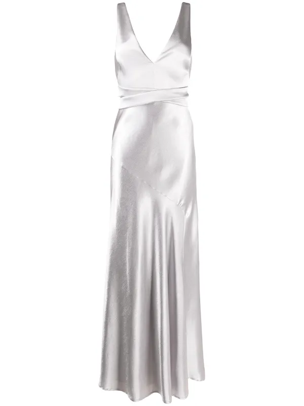 galvan silver dress