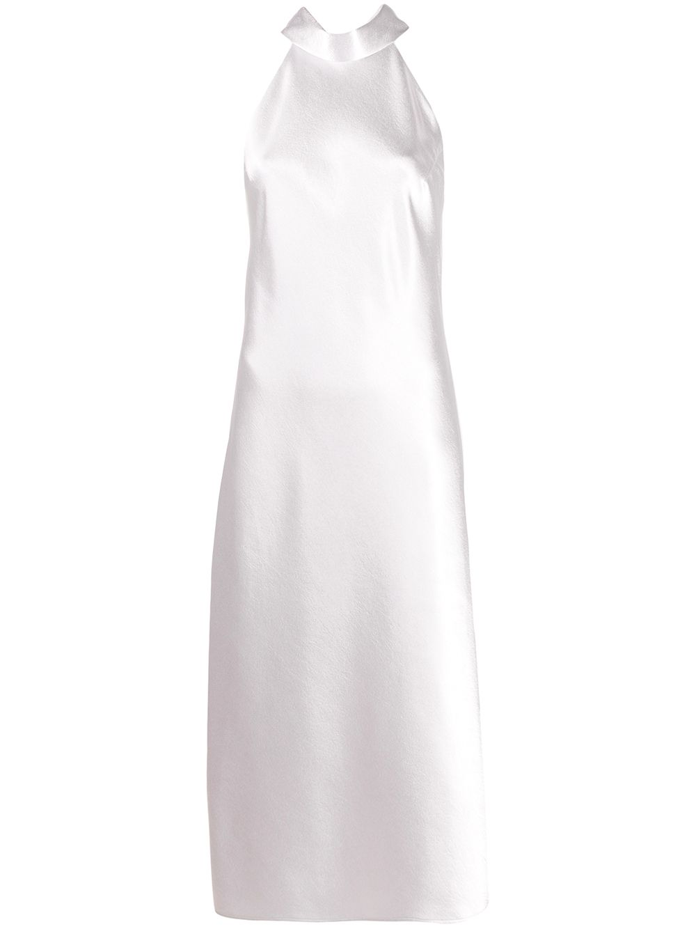 фото Galvan укороченное платье sienna с эффектом металлик