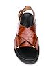 Marni sandalias Fussbett con efecto de cocodrilo