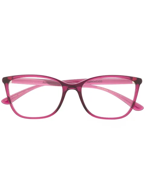 Dolce & Gabbana Eyewear rectangular frame glasses