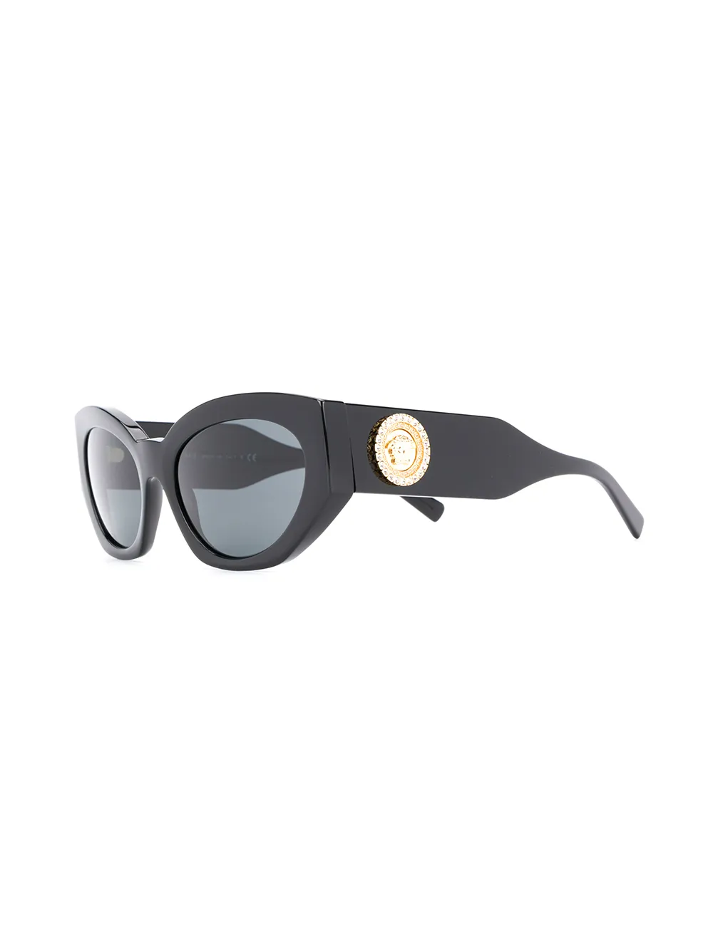 фото Versace Eyewear очки в крупной 'кошачий глаз'