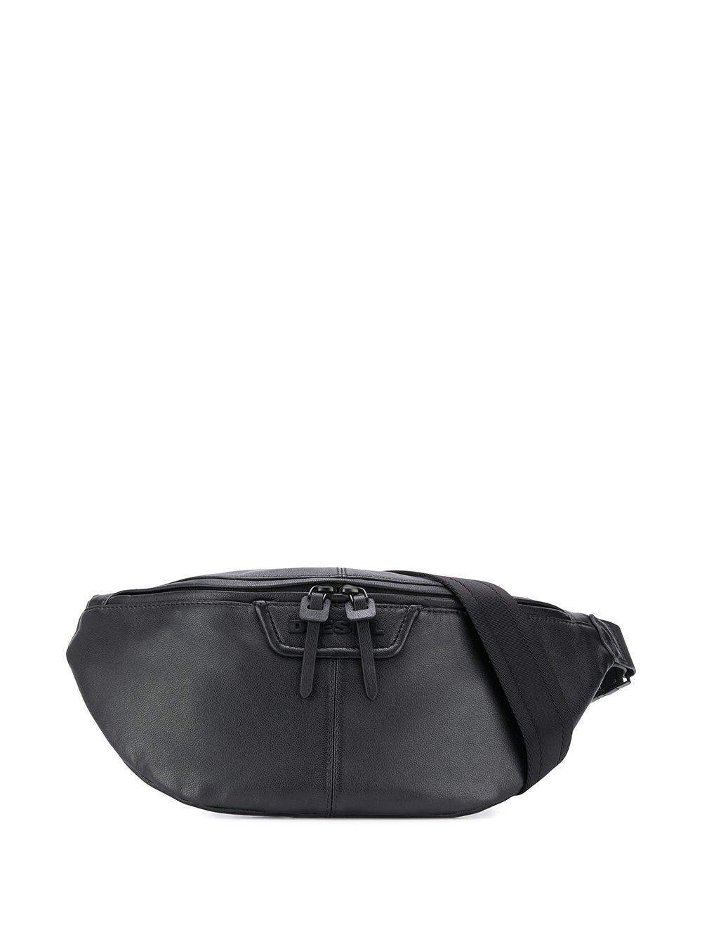 Diesel Adjustable Belt Bag In Black