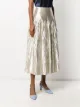 Luisa Cerano pleated creases effect skirt