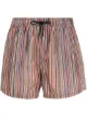 Image 1 of PAUL SMITH striped drawstring shorts