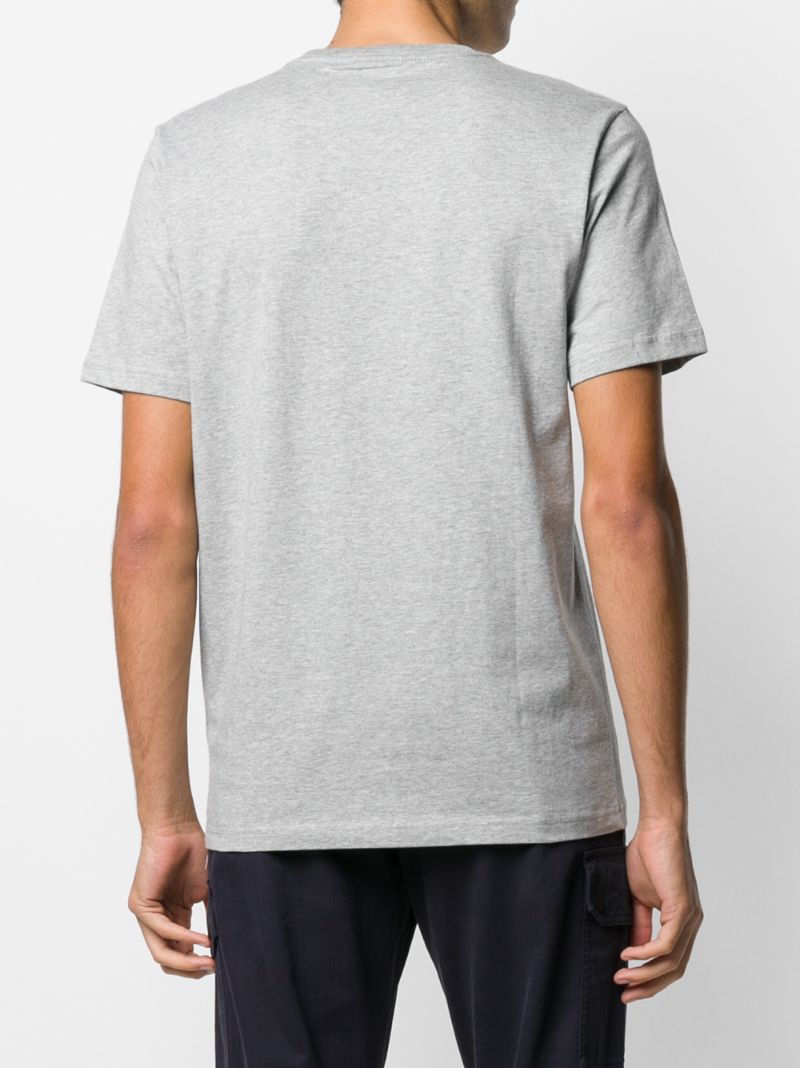 Shop Ps By Paul Smith Zebra Jersey T-shirt In Grey