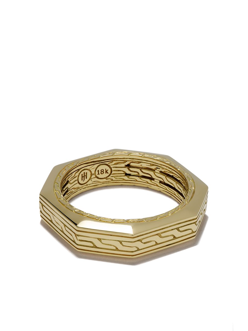 фото John hardy men's classic chain 18k gold 6mm band ring, size 10