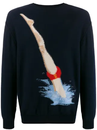 Scotland intarsia diver jumper - FARFETCH