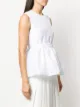 Cecilie Bahnsen bow tie wrap top