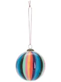 Paul Smith striped Christmas tree bauble - Blue