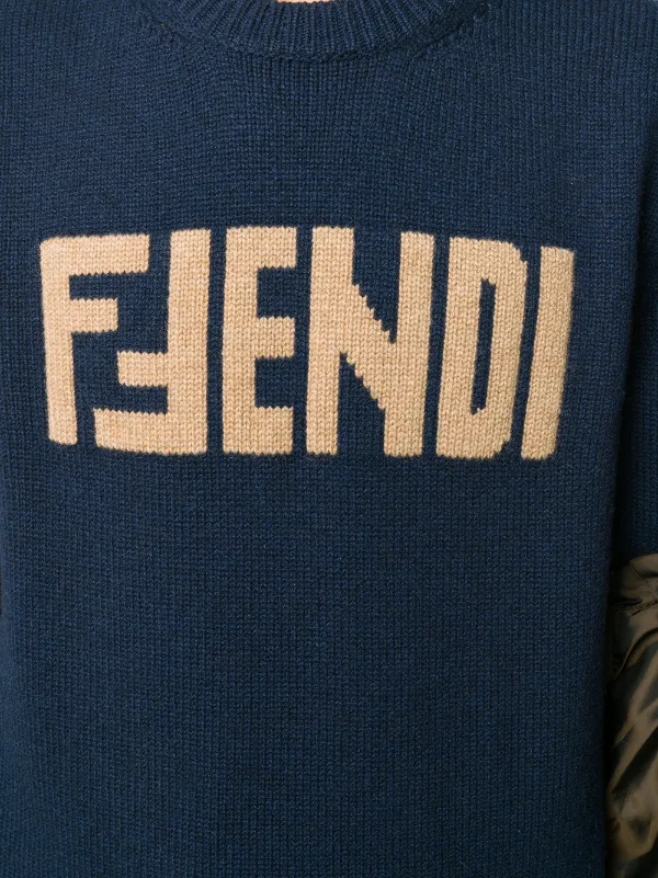 blue fendi jumper