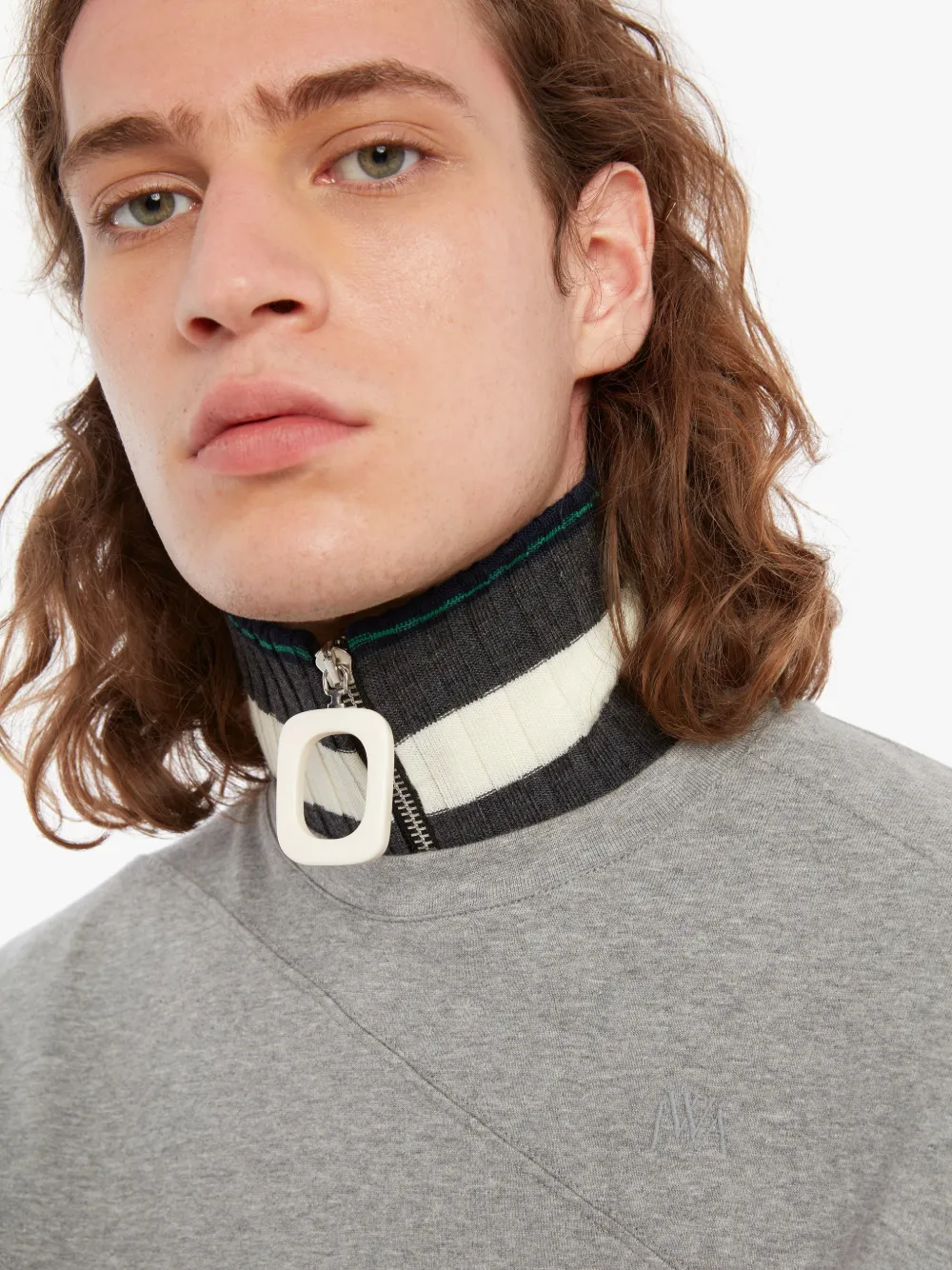 Jw Anderson Jwa Neckband In Grey | ModeSens