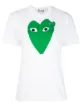 الصورة 1 من Comme Des Garçons Play تيشيرت مزين بقلبين