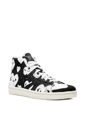 cdg converse leather