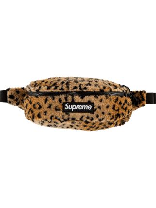 supreme leopard print fanny pack