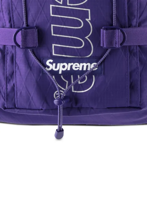 supreme logo print belt bag