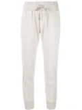 James Perse drawstring waist trousers - White