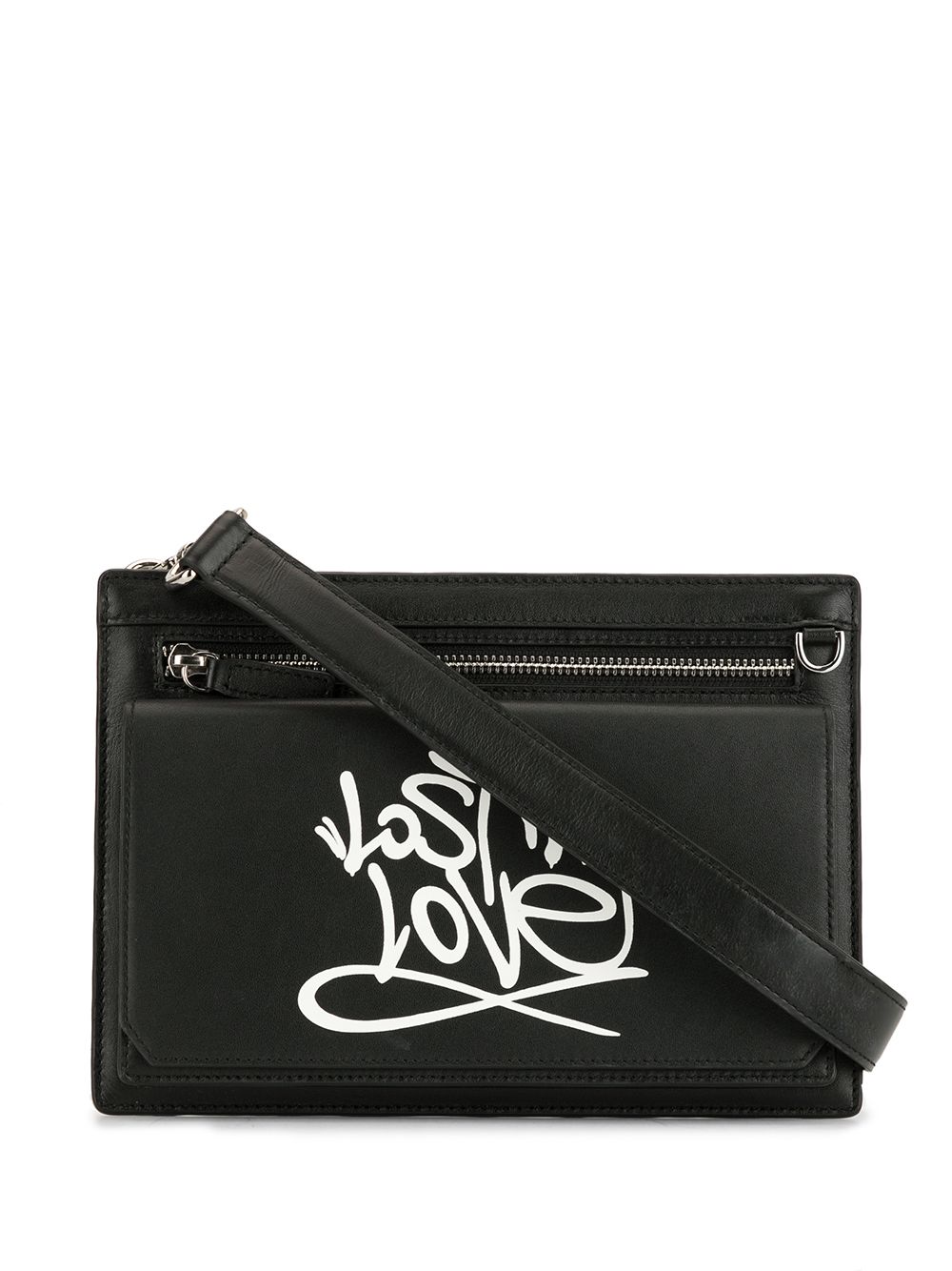 PORTS V GRAFFITI-PRINT SHOULDER BAG 