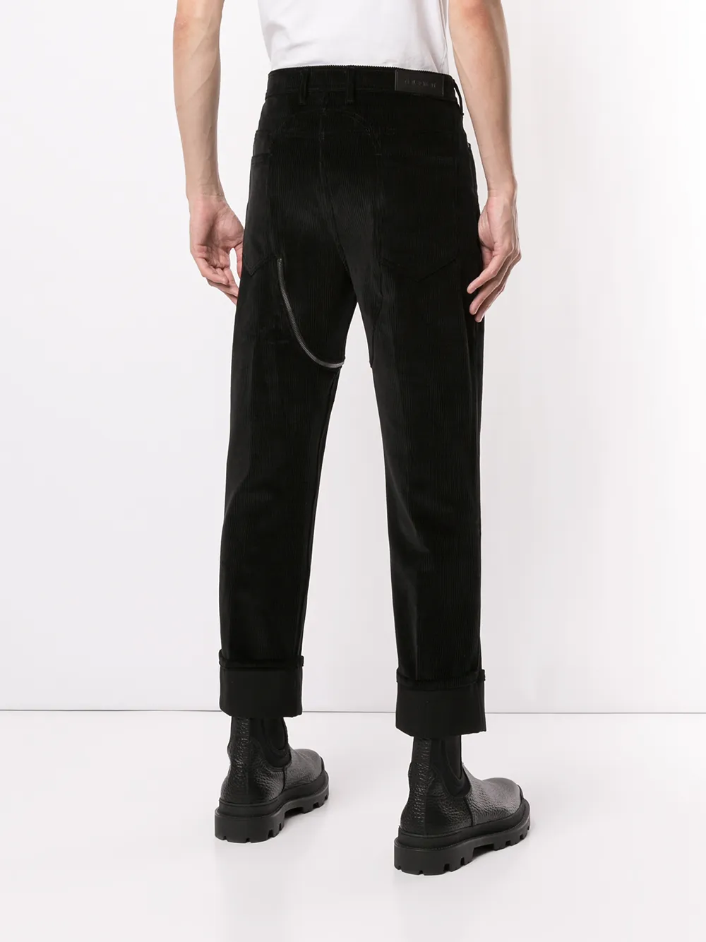 Corduroy Zipped Trousers