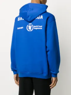 balenciaga wfp hoodie blue