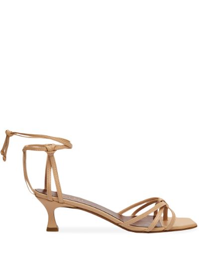 Lace 50mm strappy sandals | Manu Atelier 