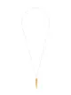 Image 1 of Alighieri 24kt gold-plated Silent Reminder necklace
